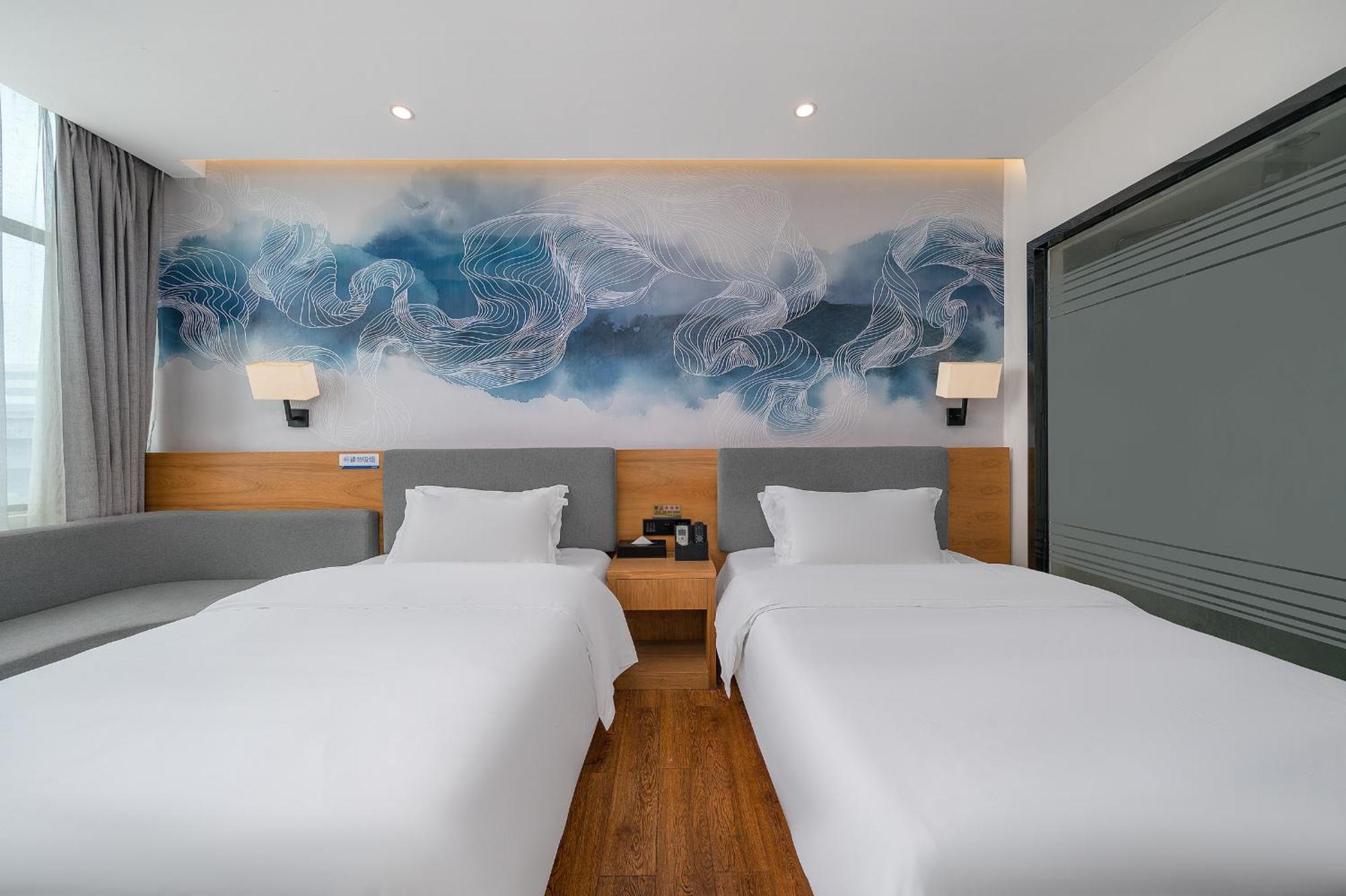 Felice Hotel-Guangzhou Baiyun International Airport Renhe Metro Station Branch Kanton Exterior foto