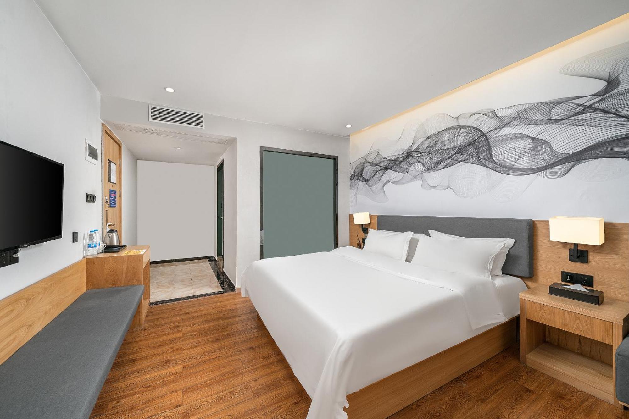 Felice Hotel-Guangzhou Baiyun International Airport Renhe Metro Station Branch Kanton Exterior foto